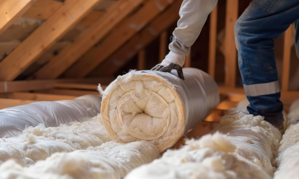 Technicien Be-Di roulant de l'isolation, matériaux biosourcés, article